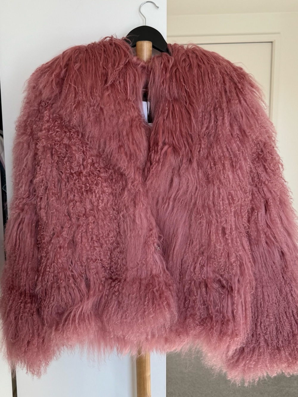 The Attico Brushed Shearling Jacket. Brand New! Authentic! Size: 40 IT - S size.